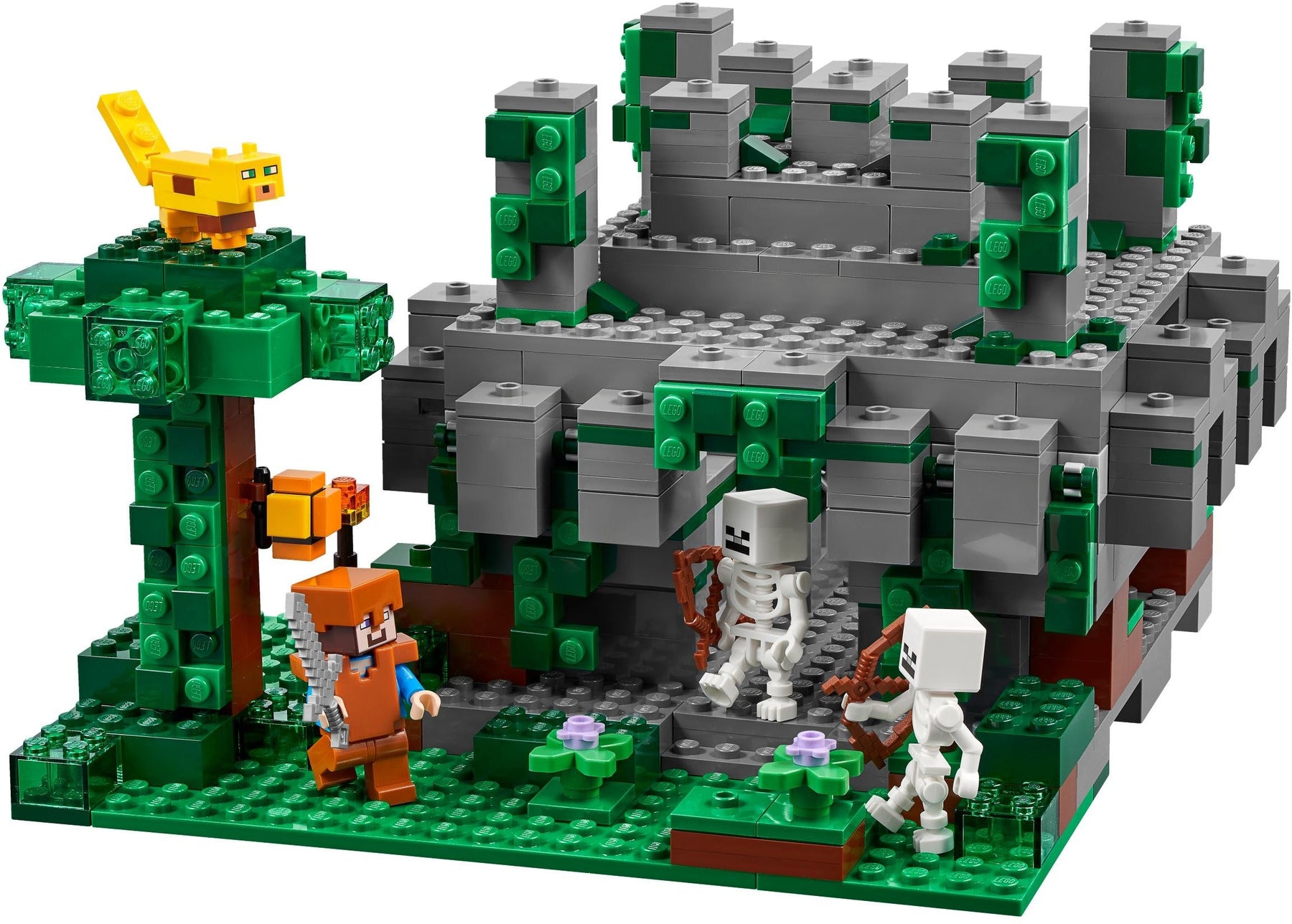 LEGO 21132 Minecraft Jungle Temple with Steve & Ocelot - SuperSaverAU - view 1