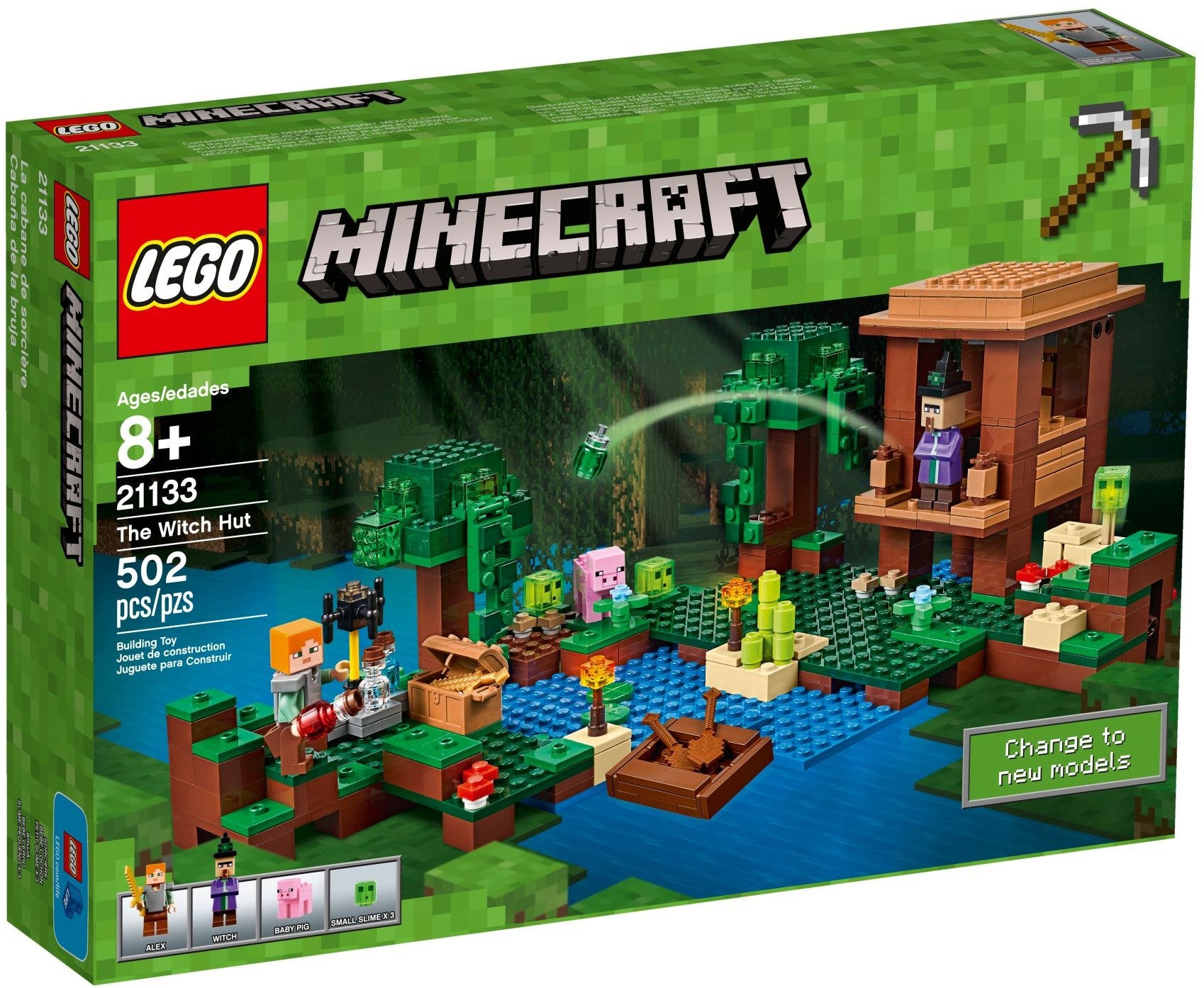 LEGO 21133 Minecraft The Witch Hut: Swamp Adventure - SuperSaverAU - view 1