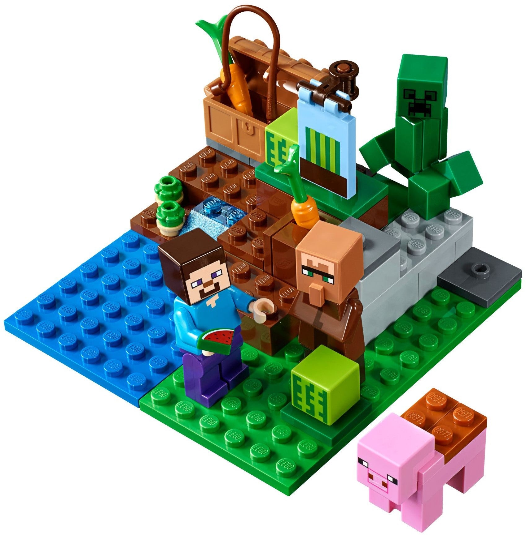 LEGO 21138 Minecraft The Melon Farm Building Set - SuperSaverAU - view 3