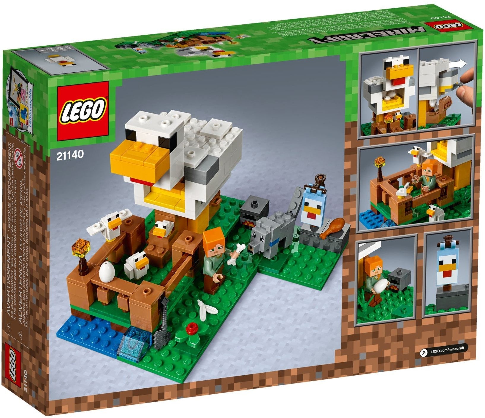 LEGO 21140 Minecraft Chicken Coop Playset - SuperSaverAU - view 1