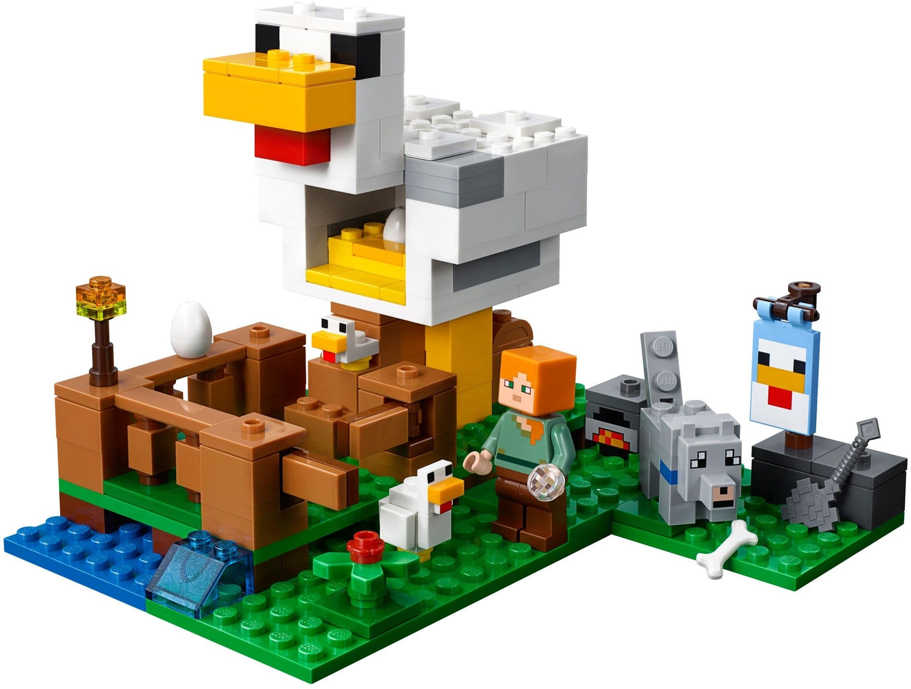 LEGO 21140 Minecraft Chicken Coop Playset - SuperSaverAU - view 2