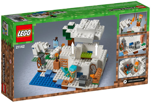 LEGO 21142 The Polar Igloo Minecraft Igloo Building Set - SuperSaverAU - view 1