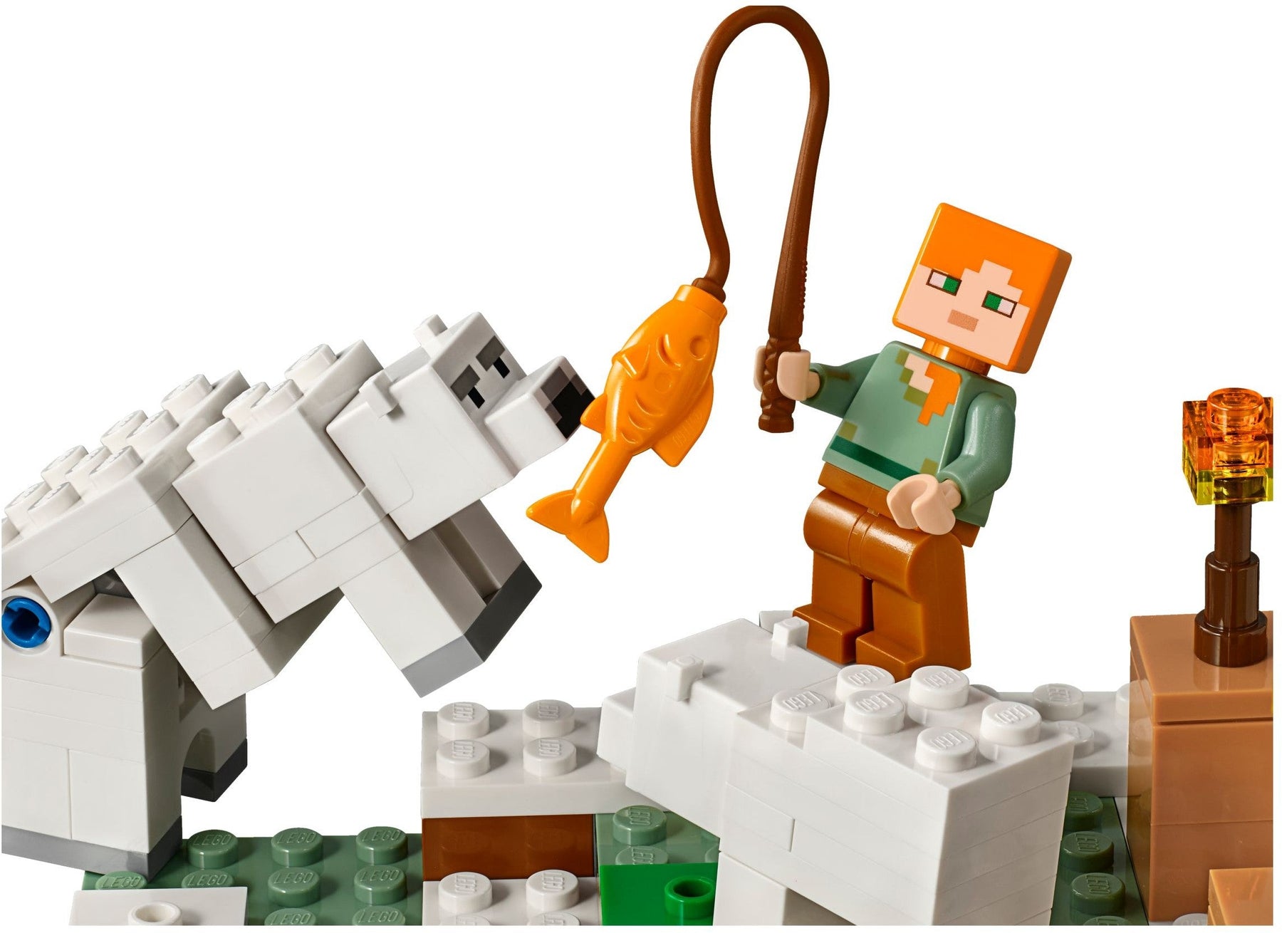 LEGO 21142 The Polar Igloo Minecraft Igloo Building Set - SuperSaverAU - view 3