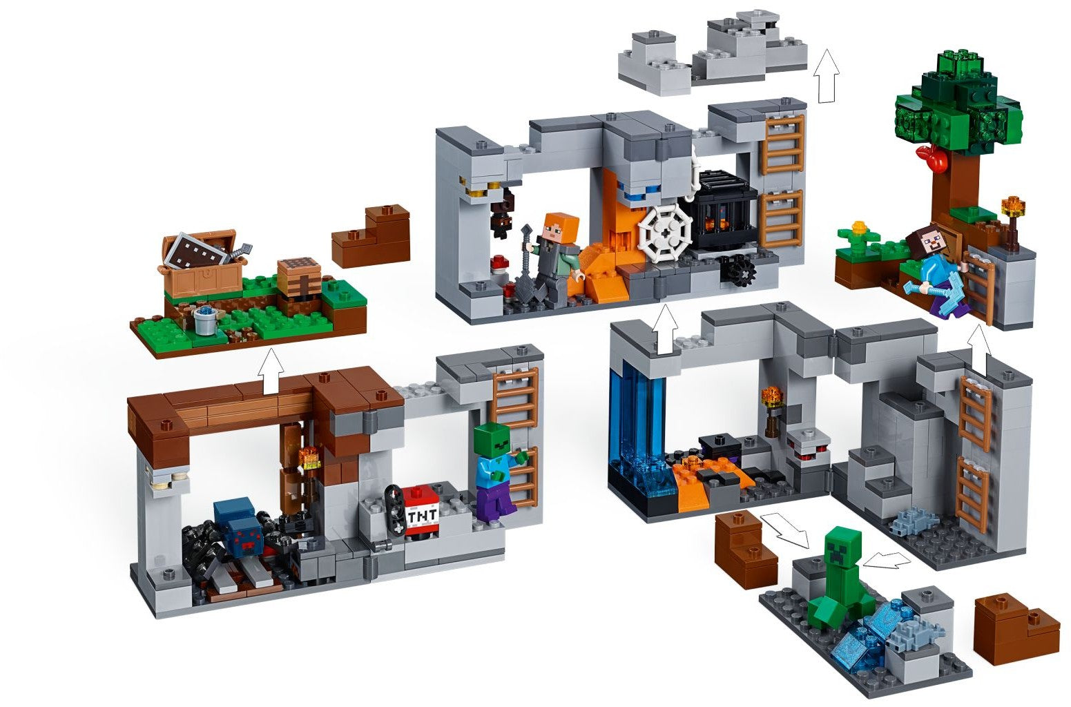 LEGO 21147 Minecraft The Bedrock Adventures - SuperSaverAU - view 3