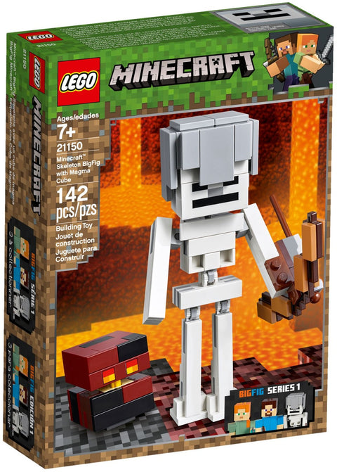 LEGO 21150 Minecraft Skeleton BigFig & Magma Cube - SuperSaverAU - view 1