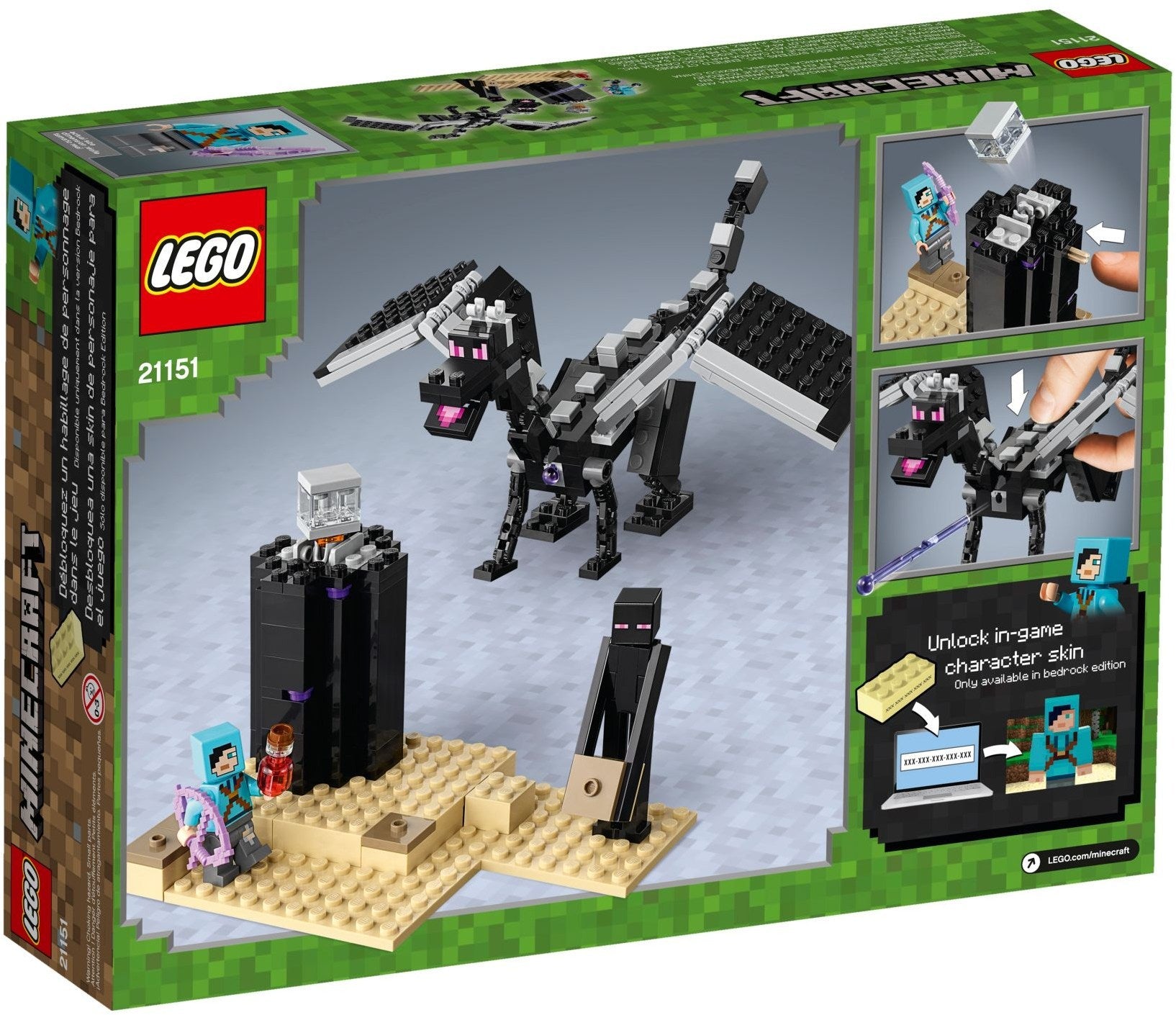 LEGO 21151 The End Battle: Ender Dragon Fight - SuperSaverAU - view 4