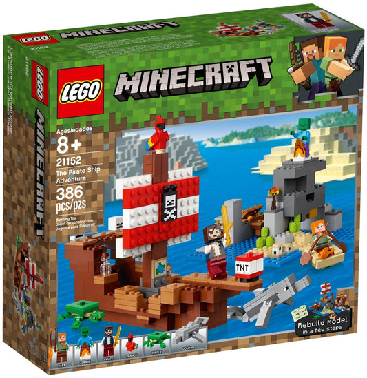 LEGO 21152 Minecraft Pirate Ship Adventure Toy