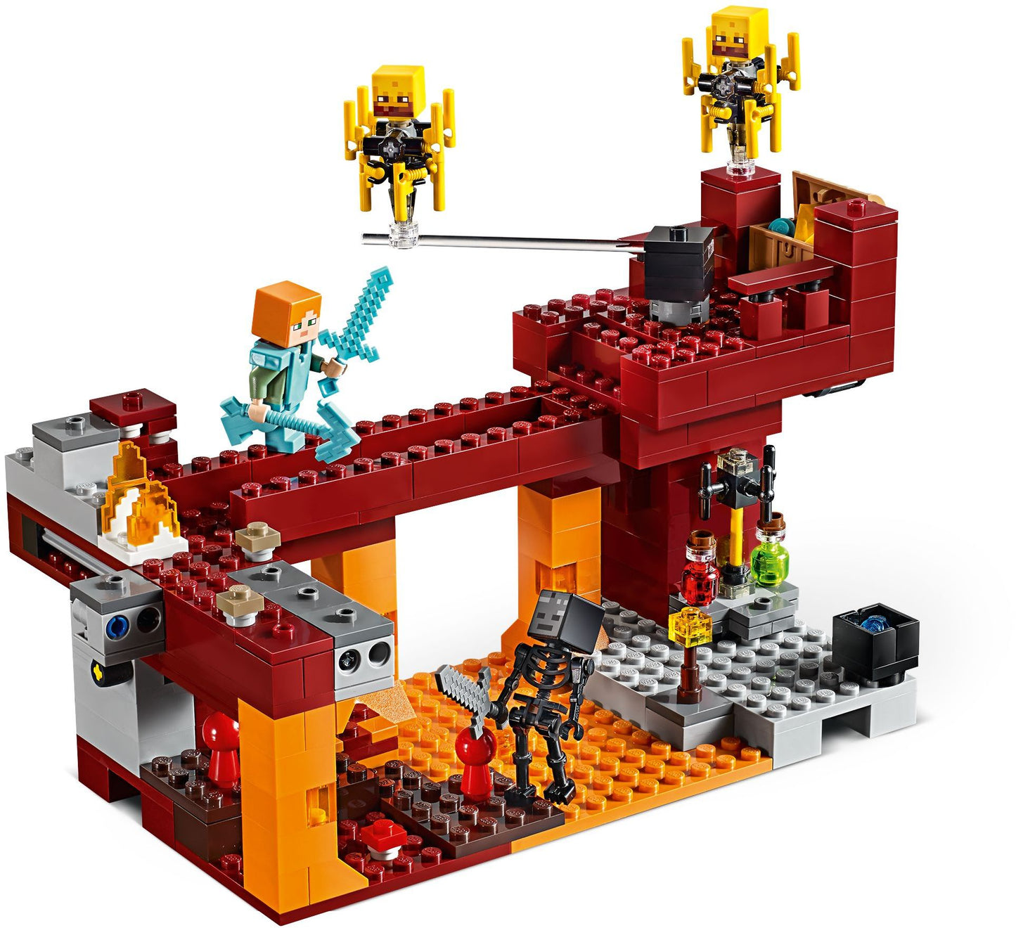 LEGO 21154 Minecraft The Blaze Bridge Set
