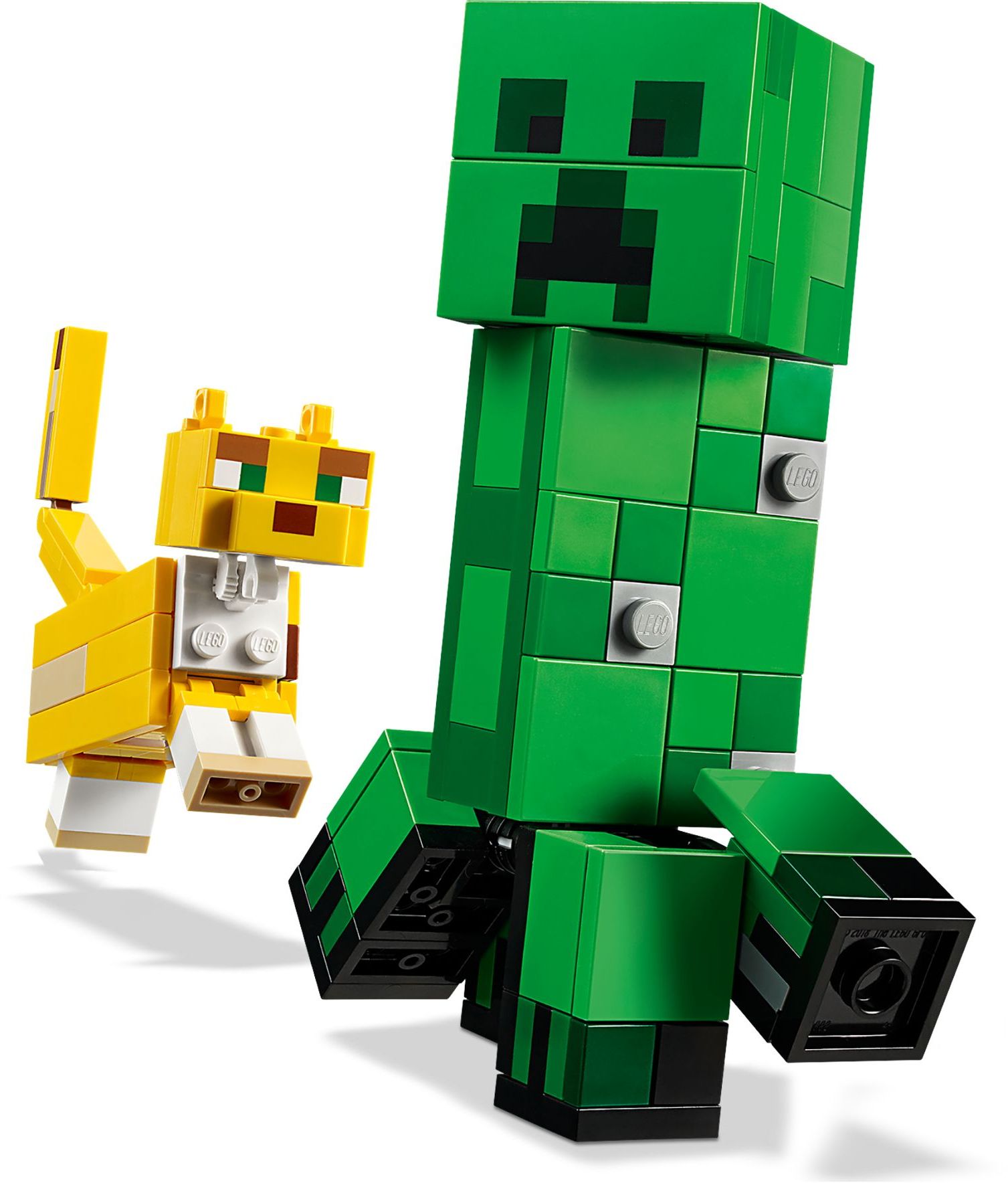 LEGO 21156 BigFig Creeper & Ocelot Minecraft Figures - SuperSaverAU - view 2