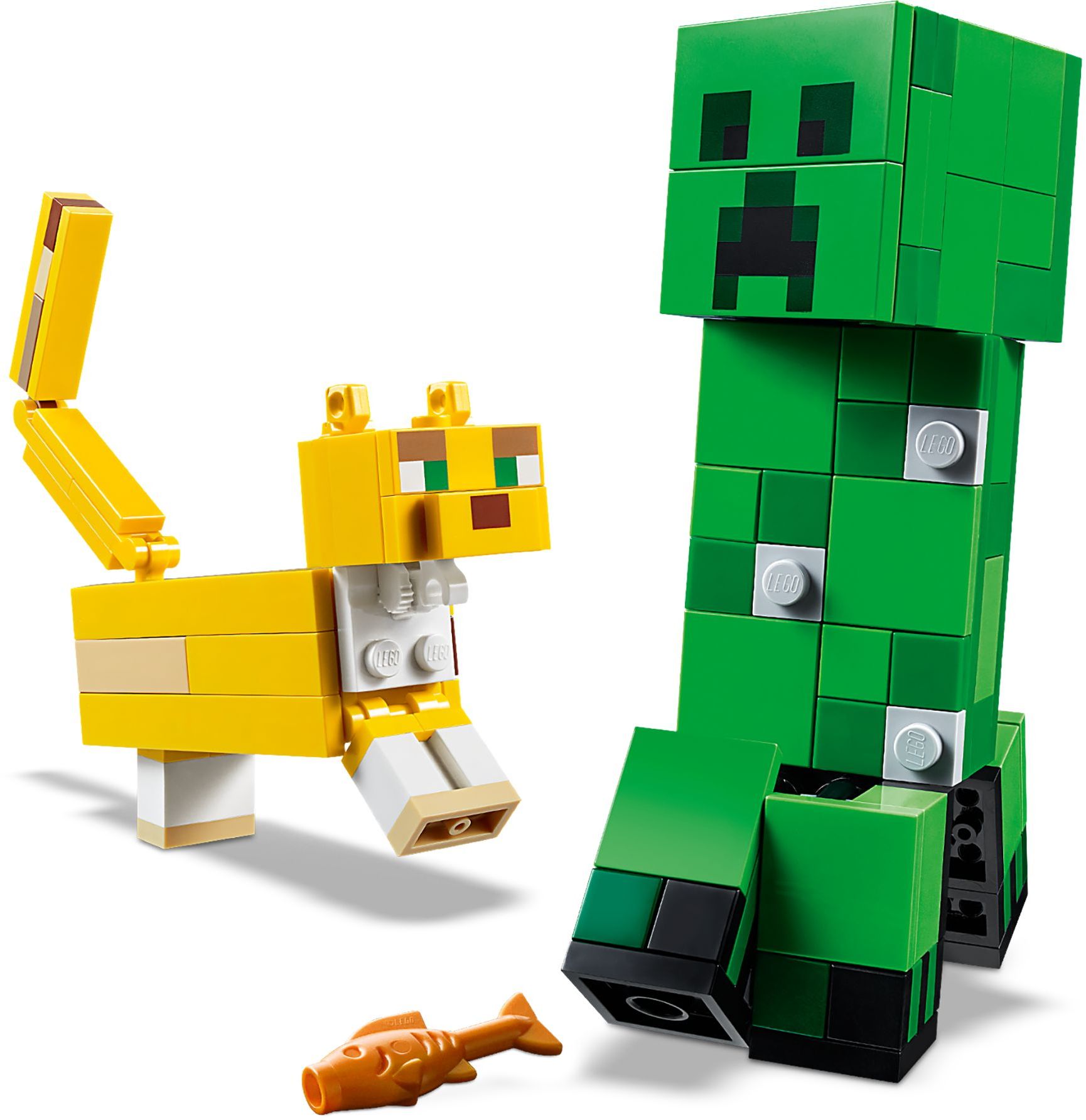 LEGO 21156 BigFig Creeper & Ocelot Minecraft Figures - SuperSaverAU - view 3