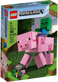 Lego Minecraft 21157 BigFig Pig with Baby Zombie- Auzzi Store