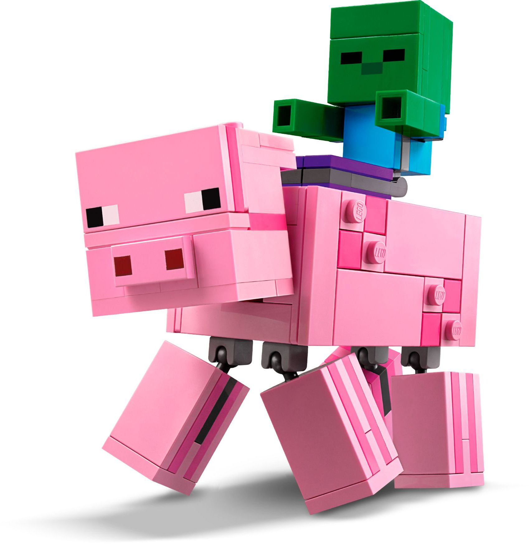 Lego Minecraft 21157 BigFig Pig with Baby Zombie- Auzzi Store