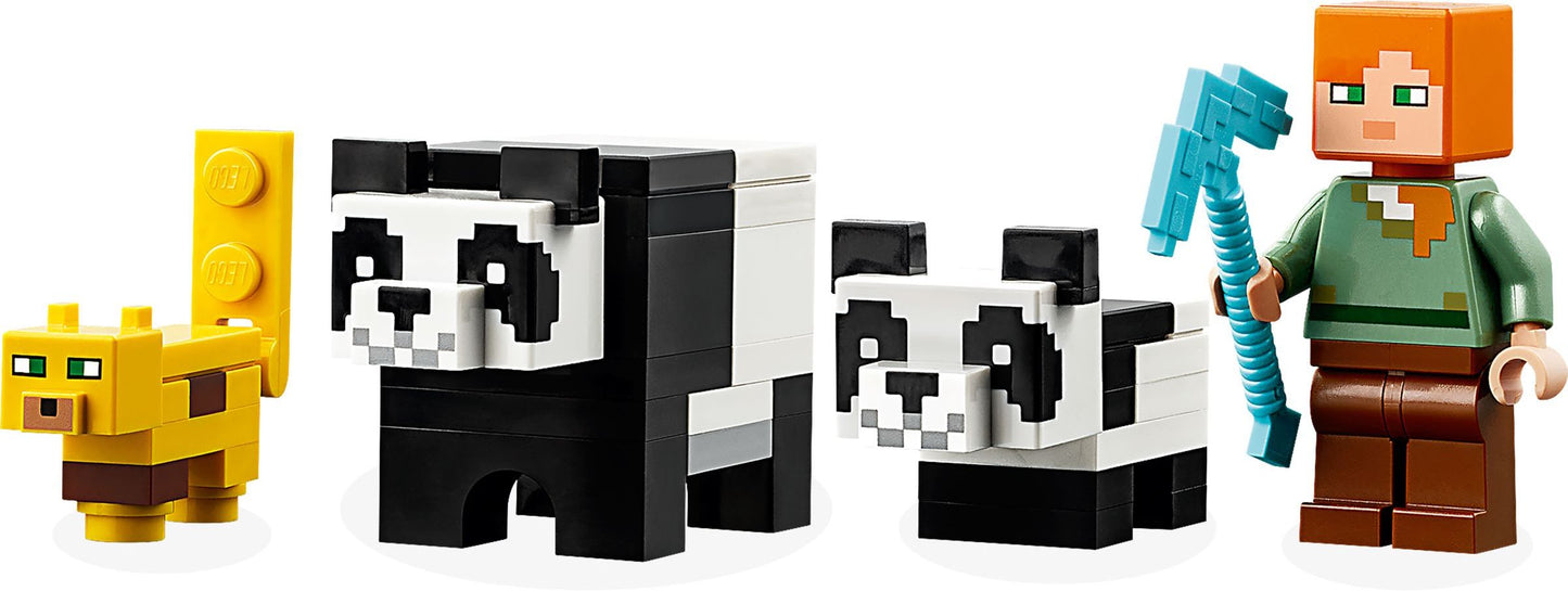 LEGO 21158 Minecraft Panda Nursery Building Toy Set