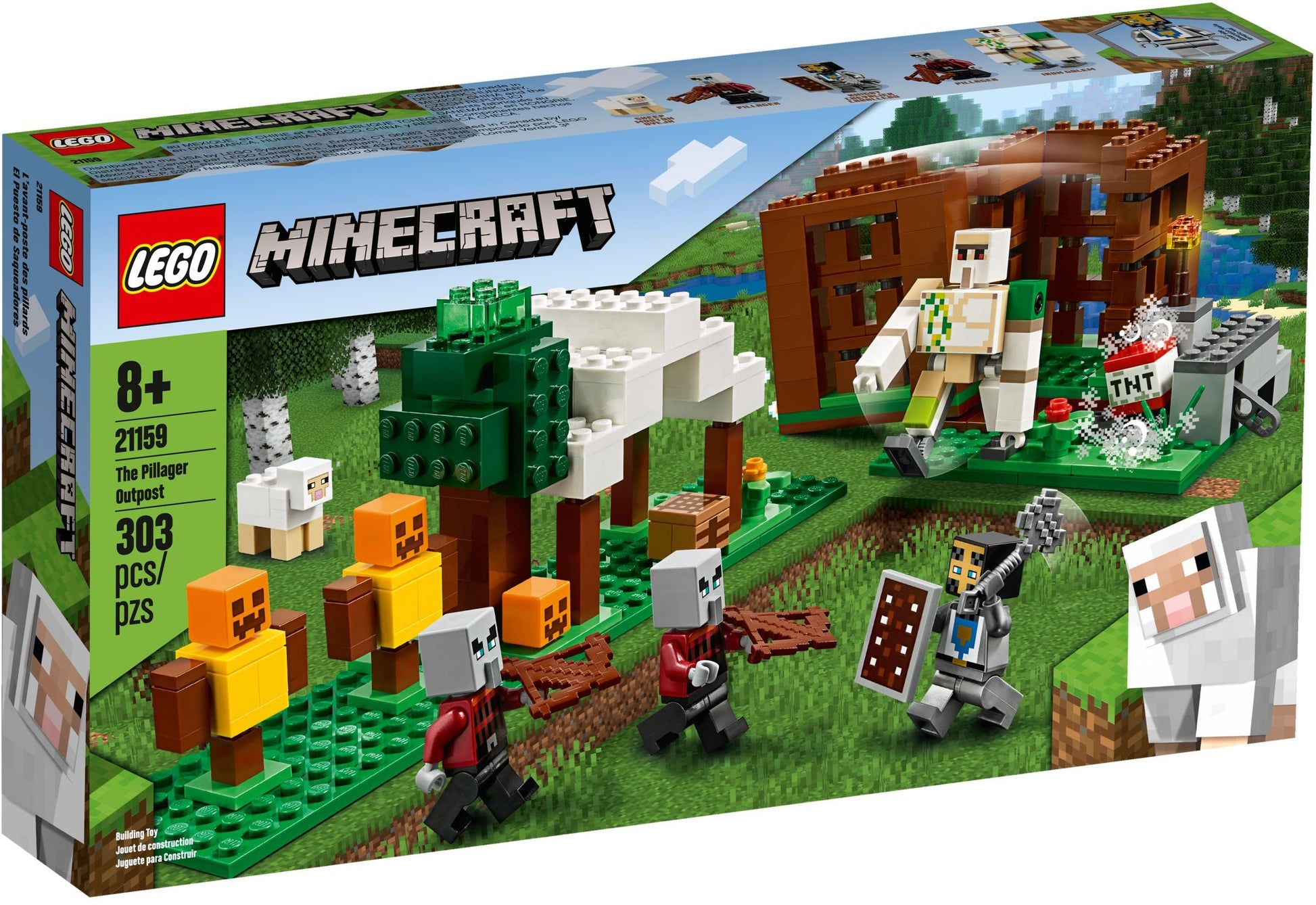 Lego Minecraft 21159 The Pillager Outpost- Auzzi Store