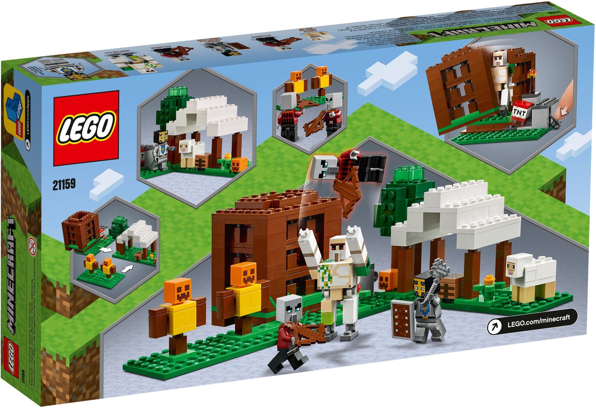 Lego Minecraft 21159 The Pillager Outpost- Auzzi Store