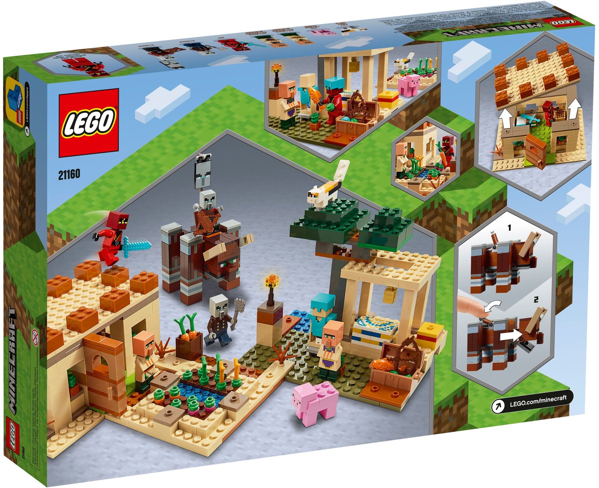 LEGO Minecraft 21160: The Villager Raid- Auzzi Store