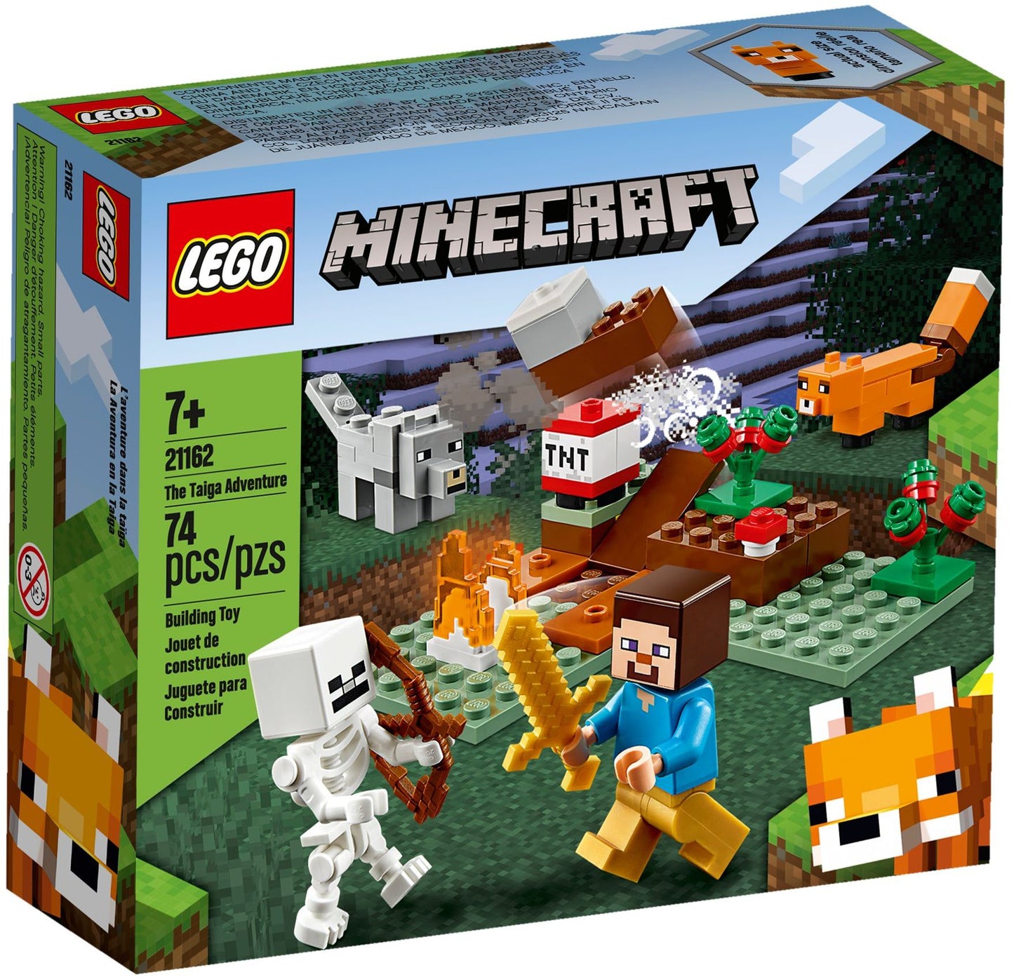 LEGO 21162 Minecraft Taiga Adventure Building Set
