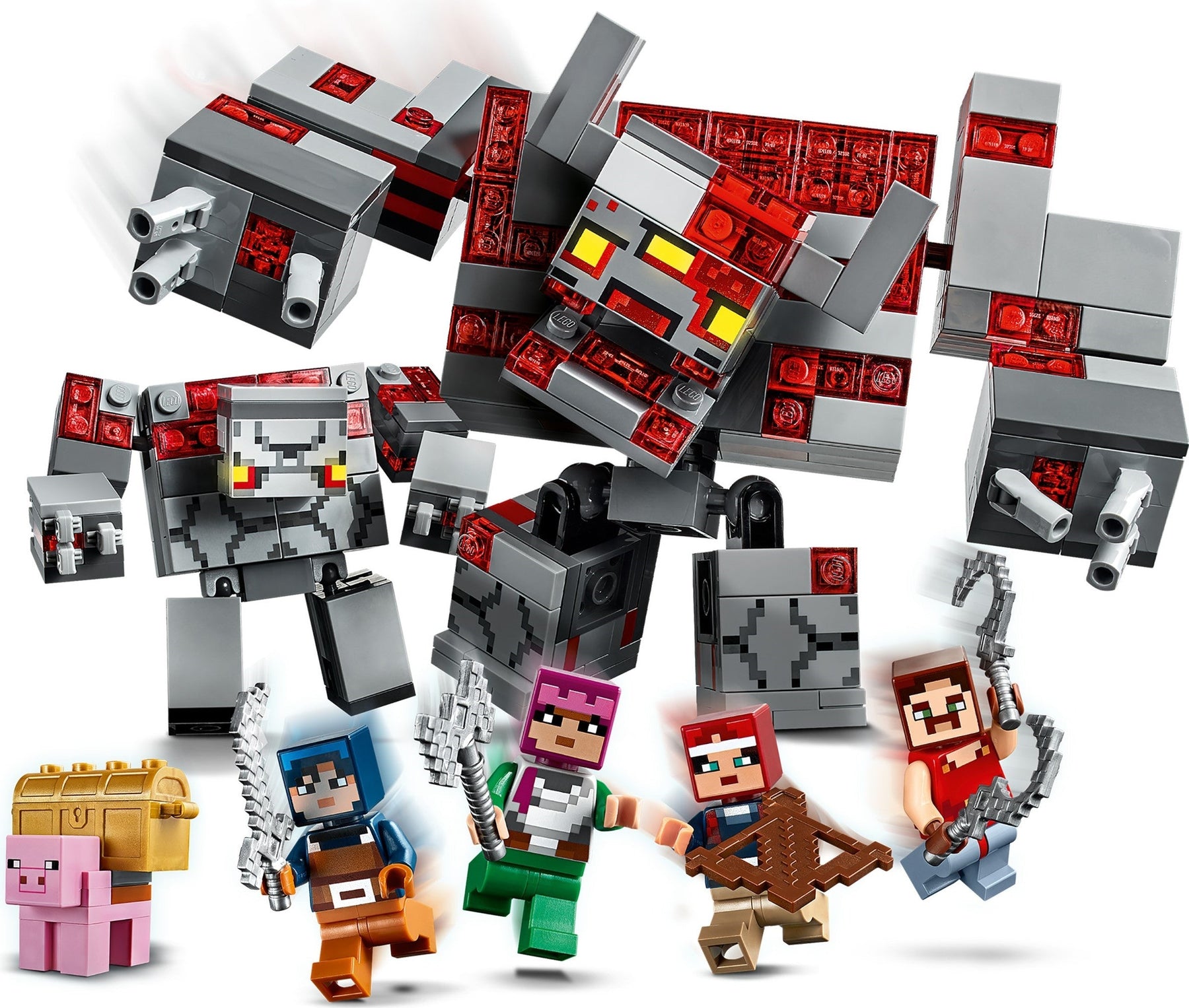 LEGO 21163 Minecraft Dungeons The Redstone Battle - SuperSaverAU - view 3