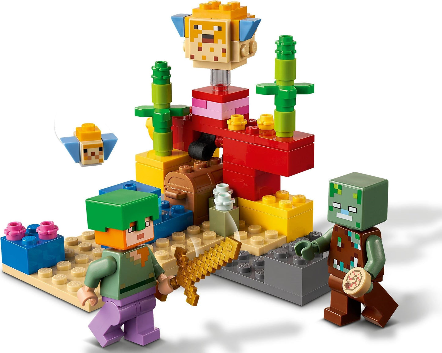 Lego Minecraft 21164 The Coral Reef- Auzzi Store