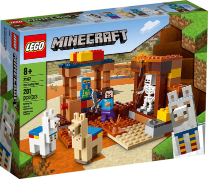 LEGO 21167 Minecraft The Trading Post: Mine, Trade, Battle!