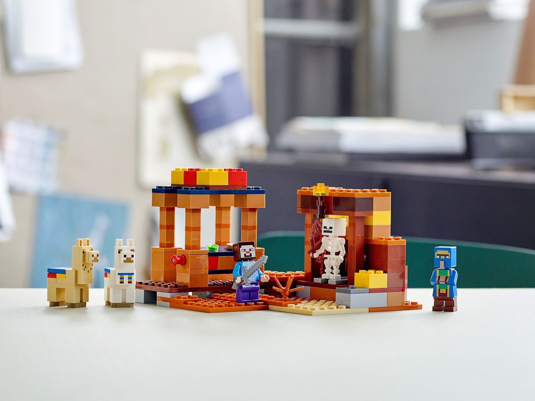 LEGO 21167 Minecraft The Trading Post: Mine, Trade, Battle! - SuperSaverAU - view 2