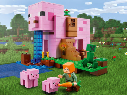 LEGO 21170 Minecraft The Pig House Building Set