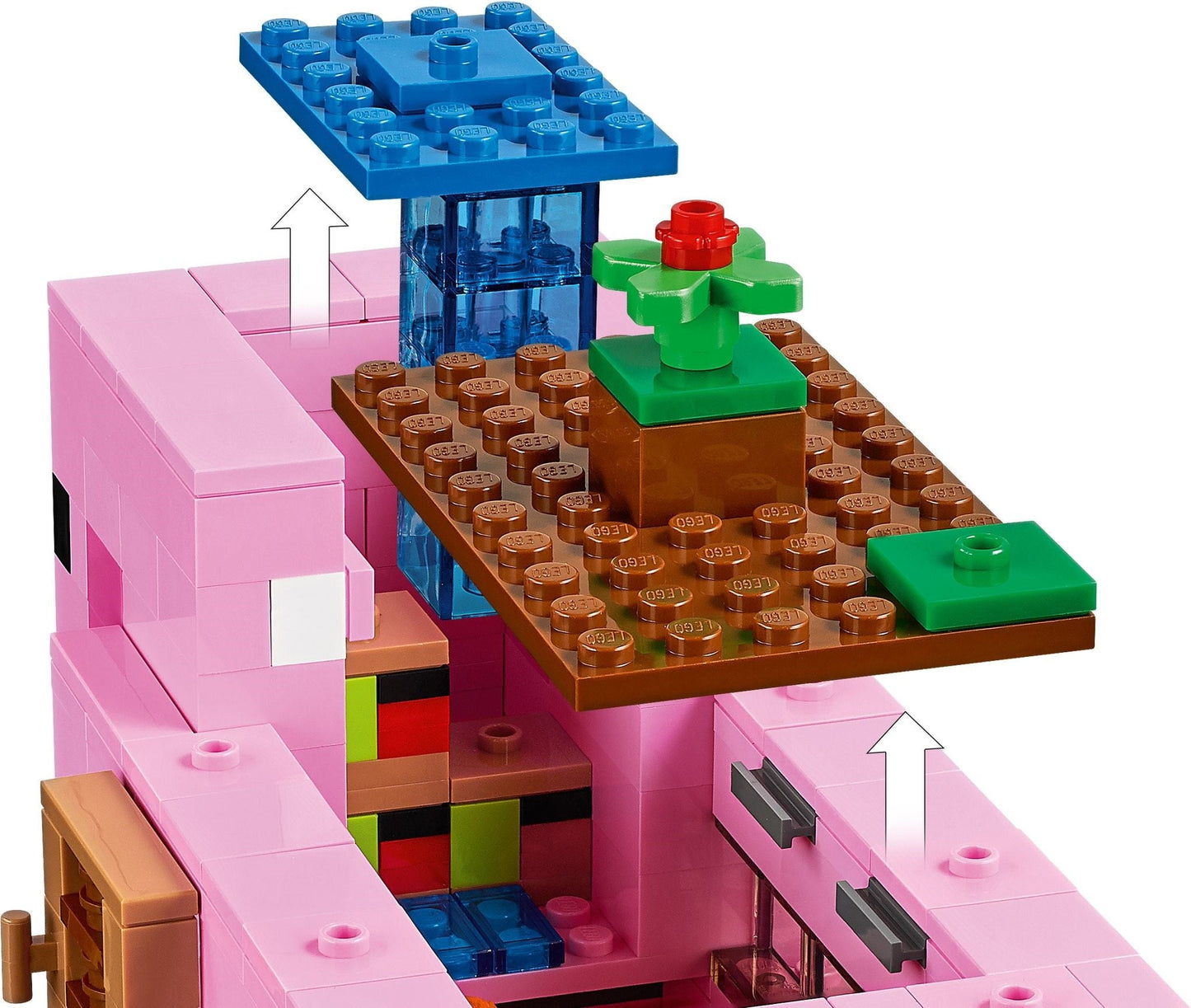 LEGO 21170 Minecraft The Pig House Building Set