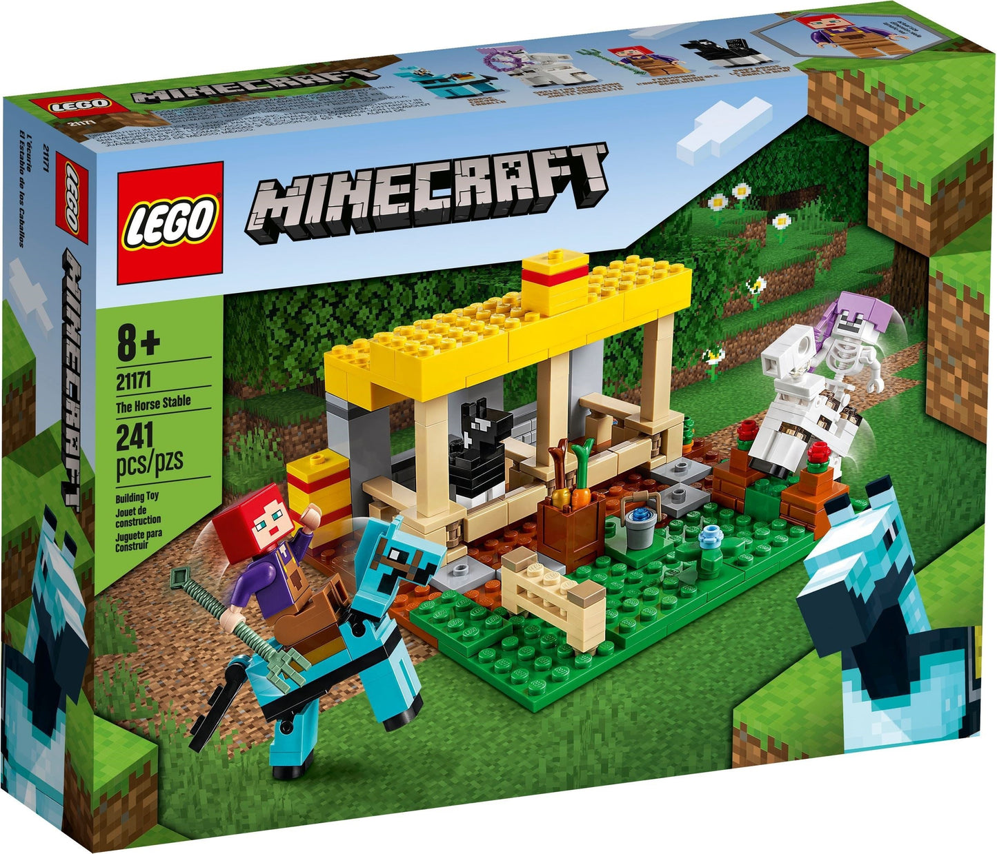 LEGO 21171 Minecraft Horse Stable: Build, Ride & Battle!