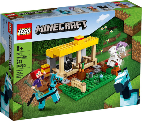 LEGO 21171 Minecraft Horse Stable: Build, Ride & Battle! - SuperSaverAU - view 1