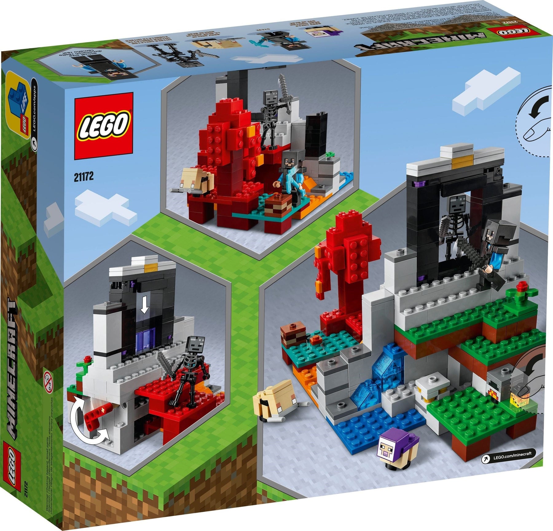 Lego Minecraft 21172 The Ruined Portal- Auzzi Store