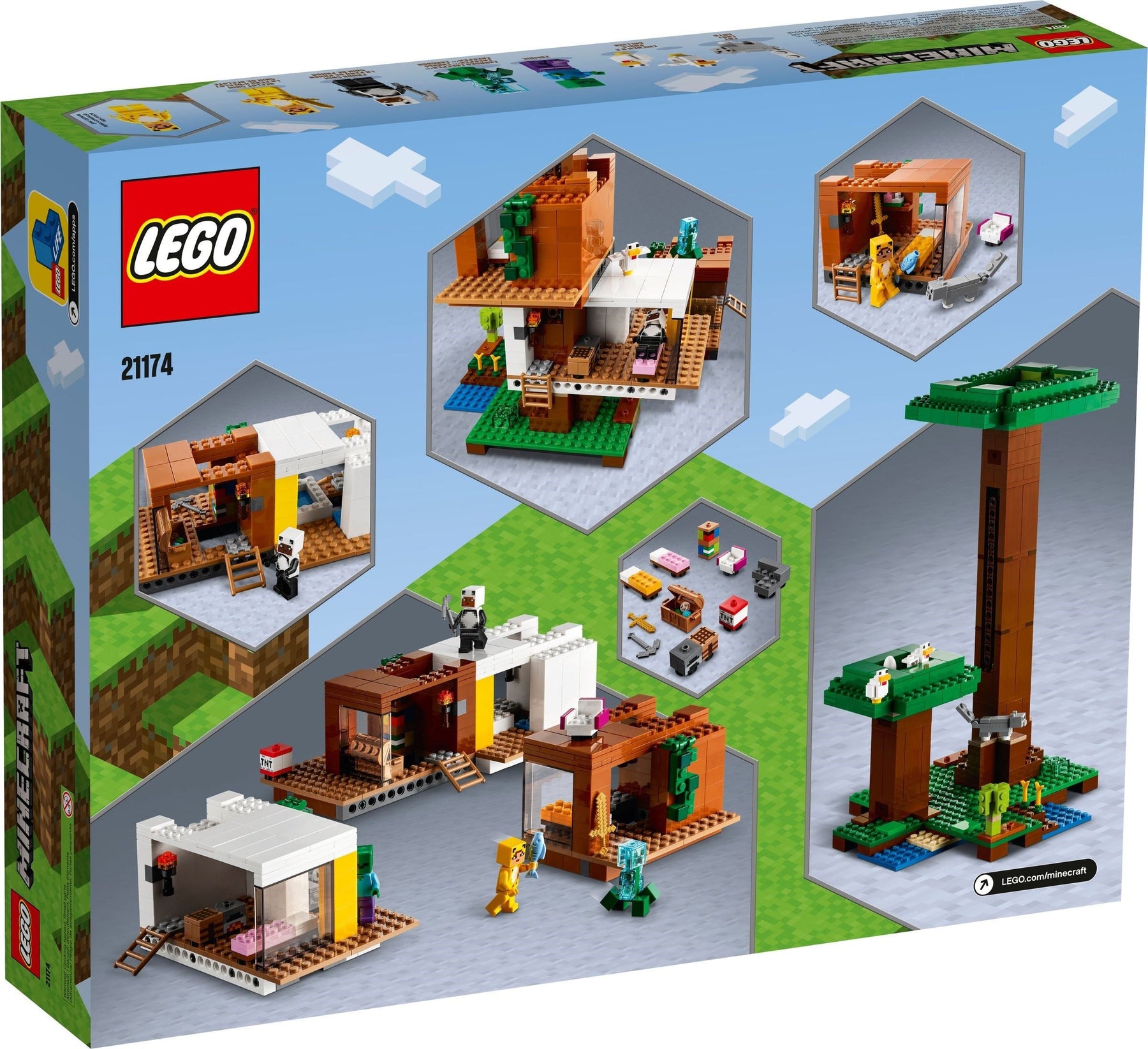 LEGO 21174 Minecraft The Modern Treehouse - SuperSaverAU - view 2