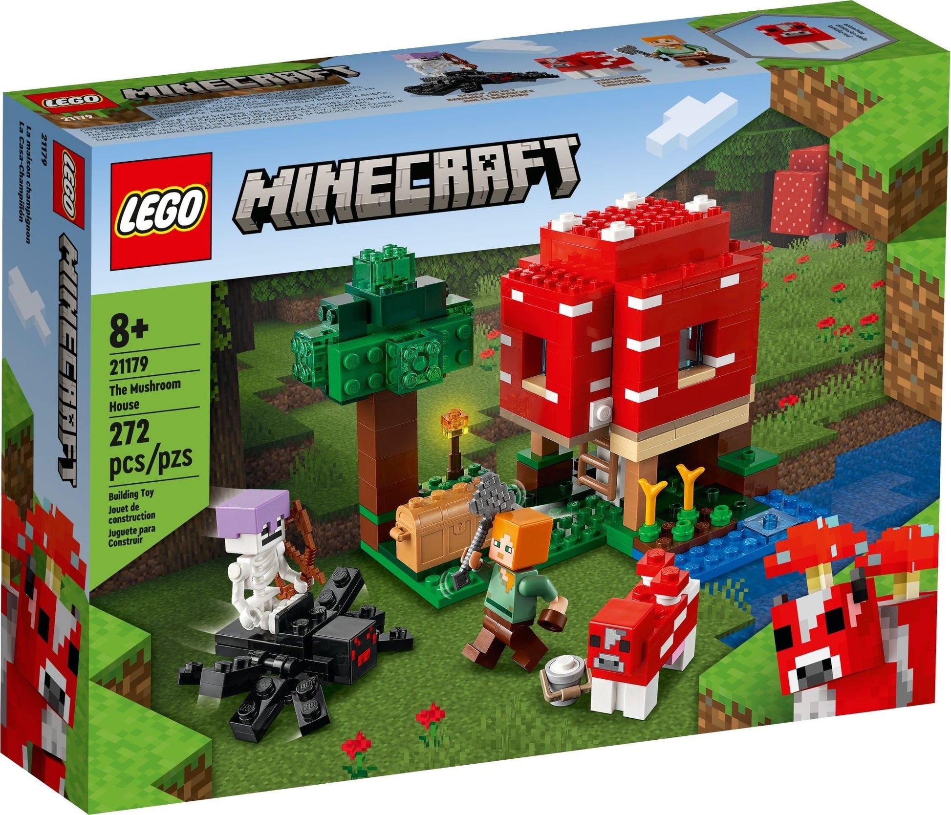 LEGO 21179 Minecraft™ The Mushroom House- Auzzi Store