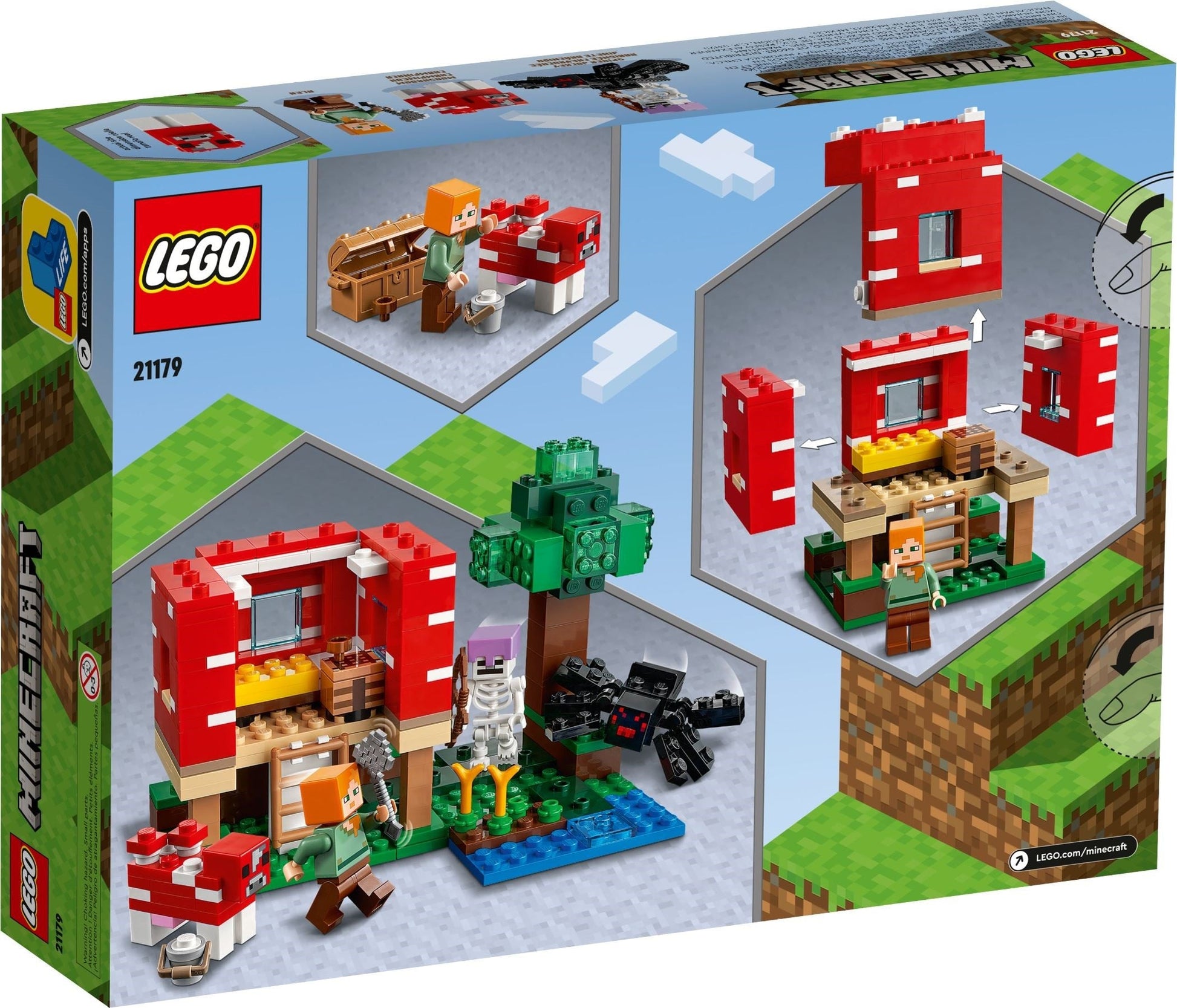 LEGO 21179 Minecraft™ The Mushroom House- Auzzi Store