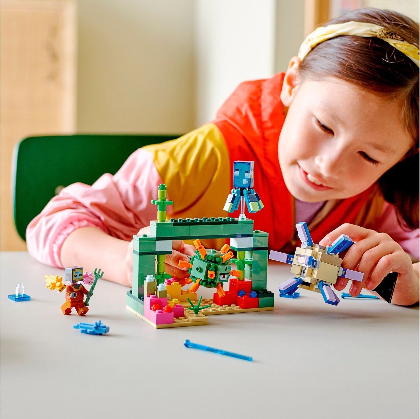 Lego Minecraft 21180 The Guardian Battle- Auzzi Store