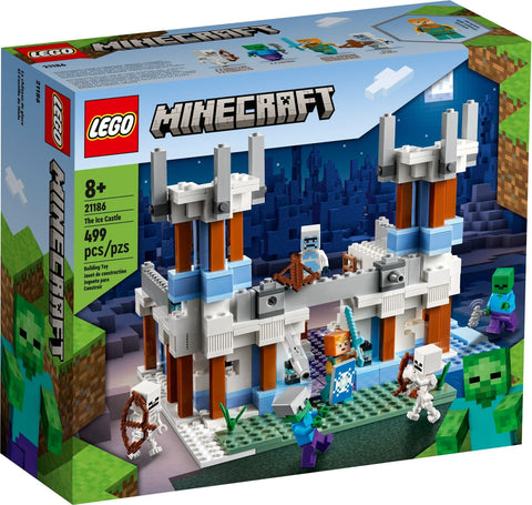 LEGO 21186 Minecraft The Ice Castle – Buildable Playset - SuperSaverAU - view 1
