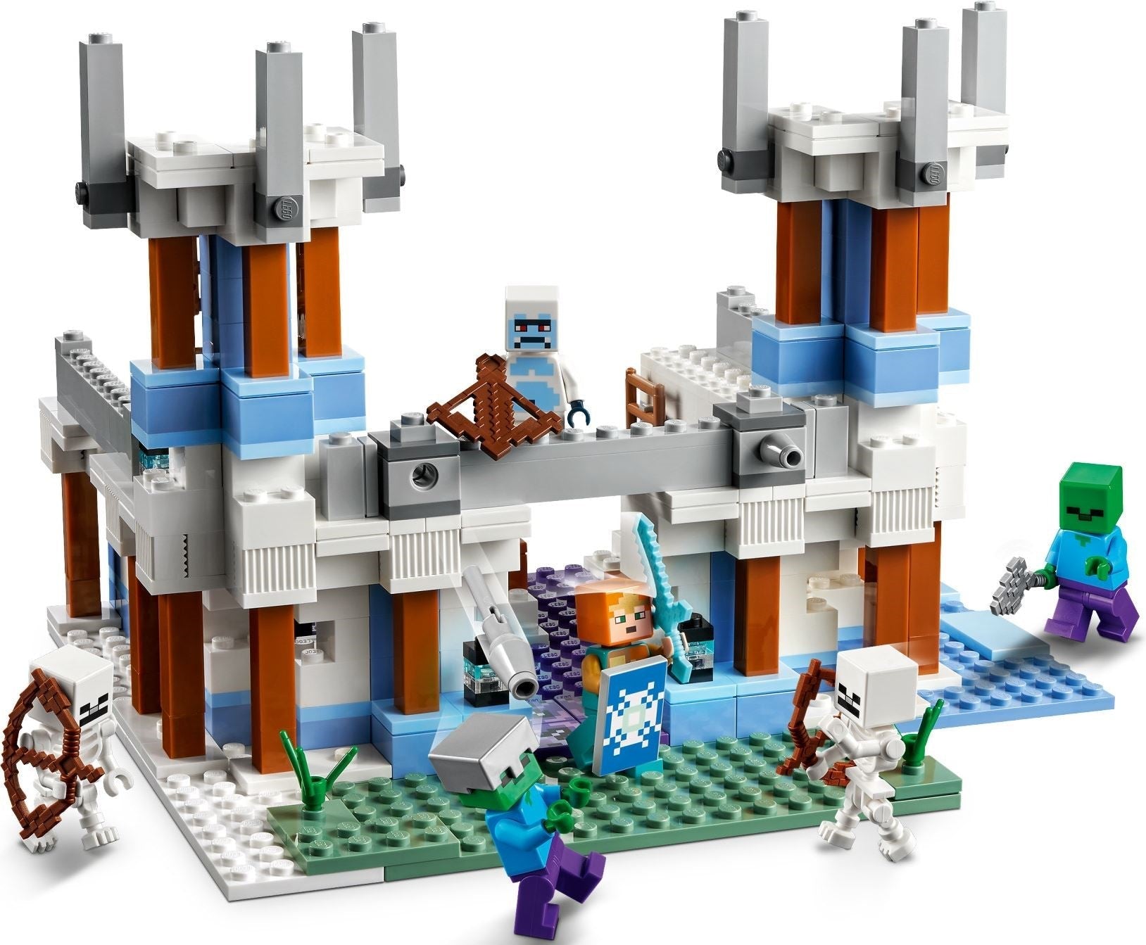 LEGO 21186 Minecraft The Ice Castle – Buildable Playset - SuperSaverAU - view 2