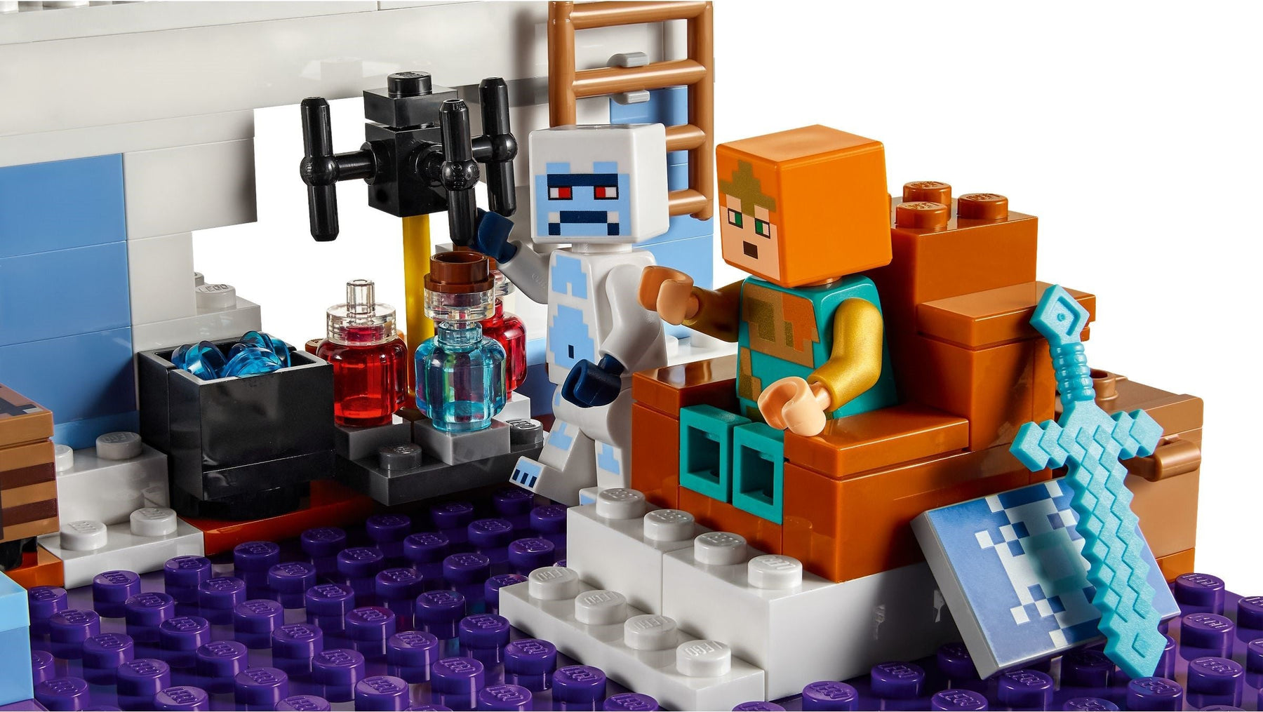 LEGO 21186 Minecraft The Ice Castle – Buildable Playset - SuperSaverAU - view 4