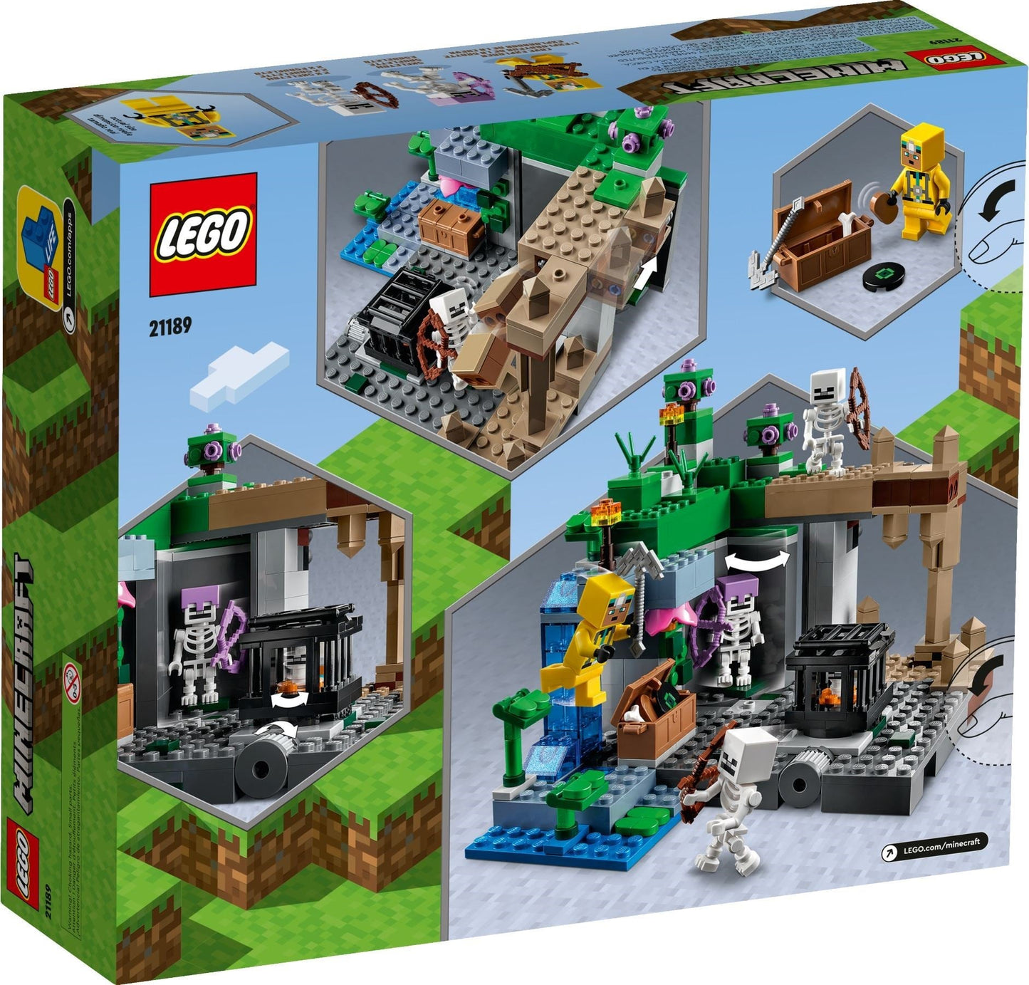 LEGO Minecraft Series 21189 The Skeleton Dungeon- Auzzi Store