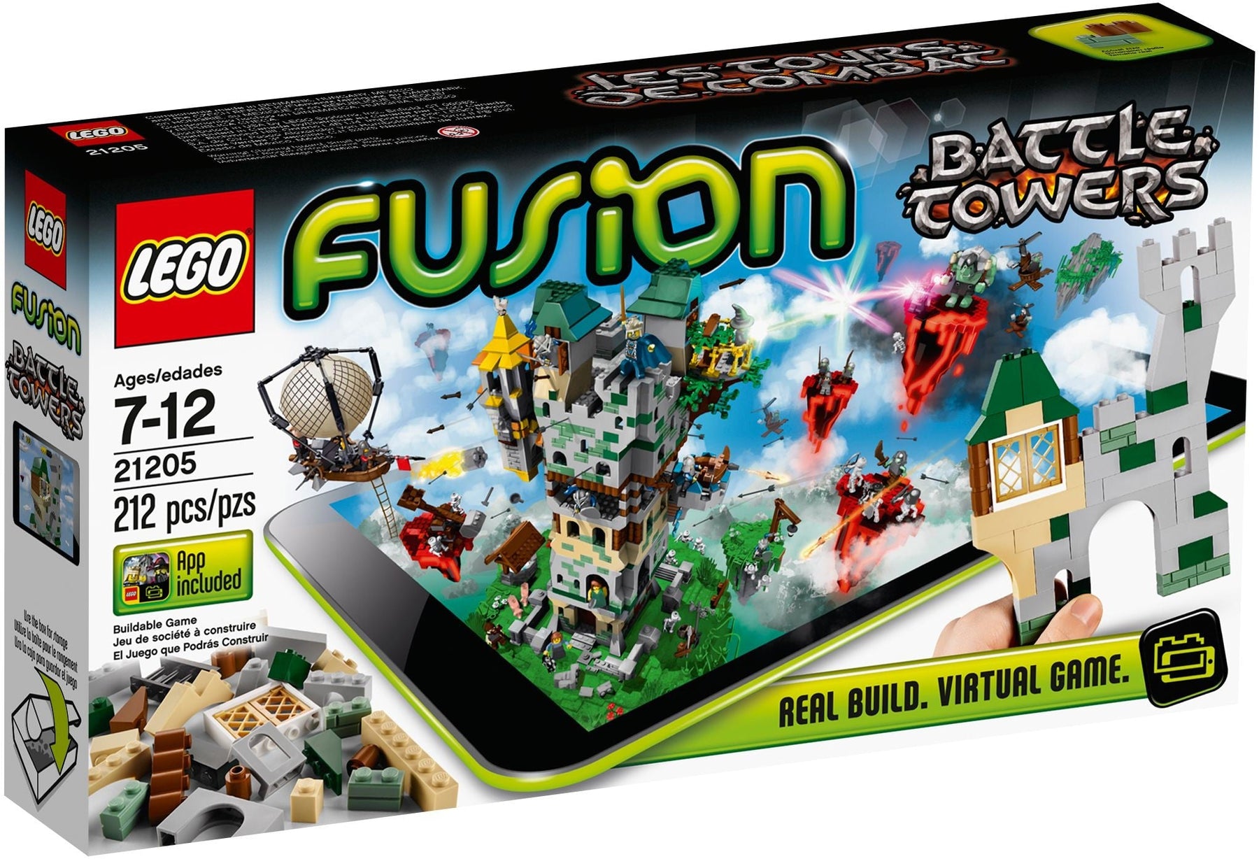 LEGO 21205 Battle Towers: Build & Defend with Real Bricks! - SuperSaverAU - view 1