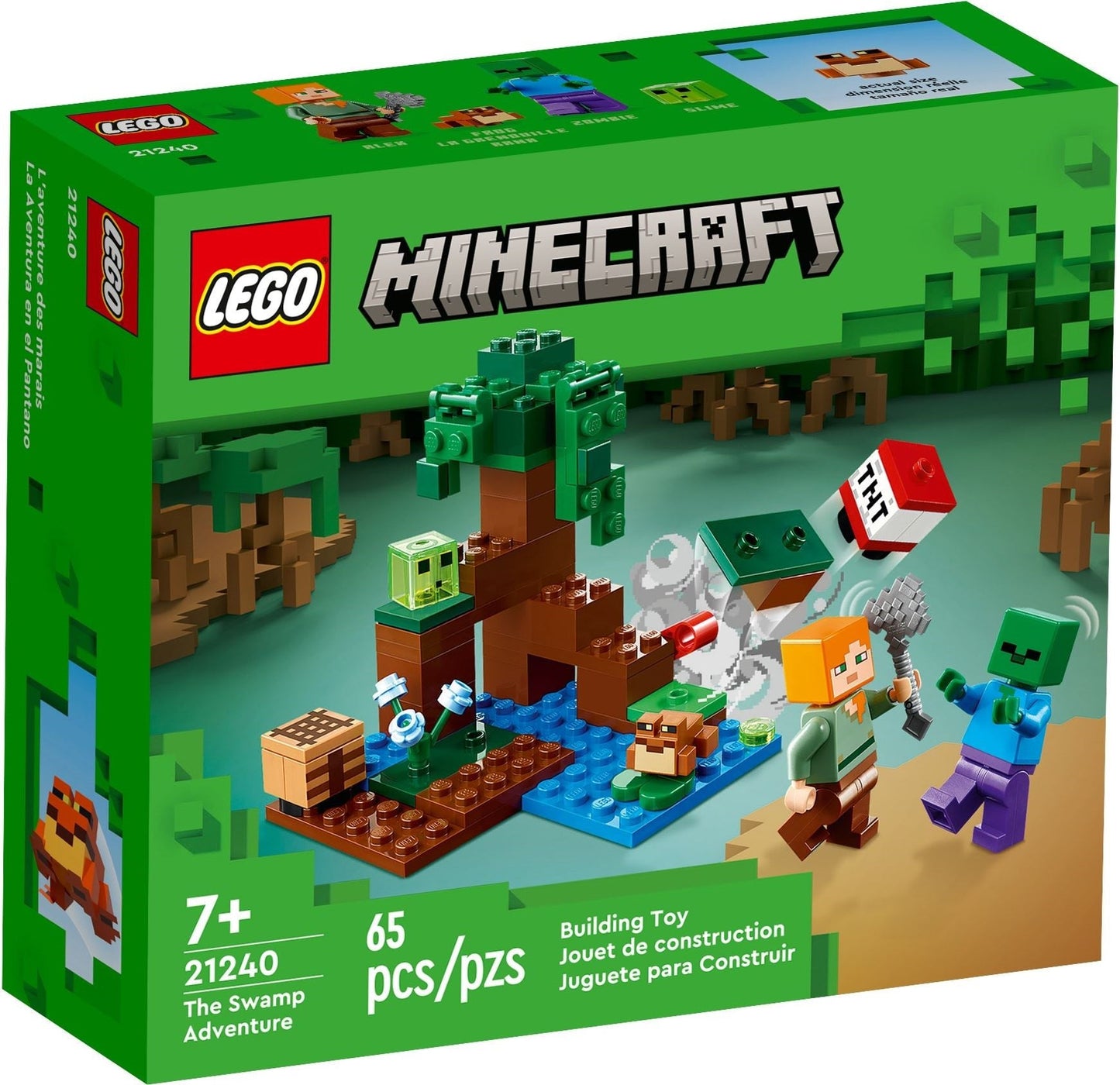 LEGO Minecraft Series 21240 The Swamp Adventure- Auzzi Store
