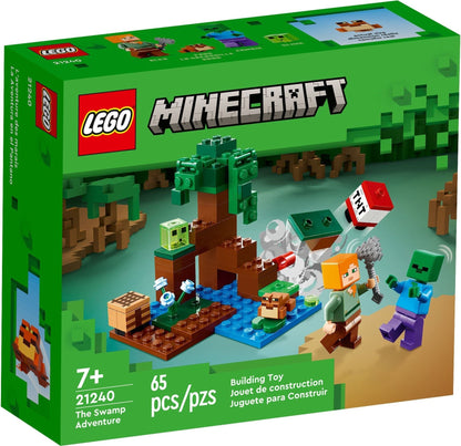 LEGO Minecraft Series 21240 The Swamp Adventure- Auzzi Store