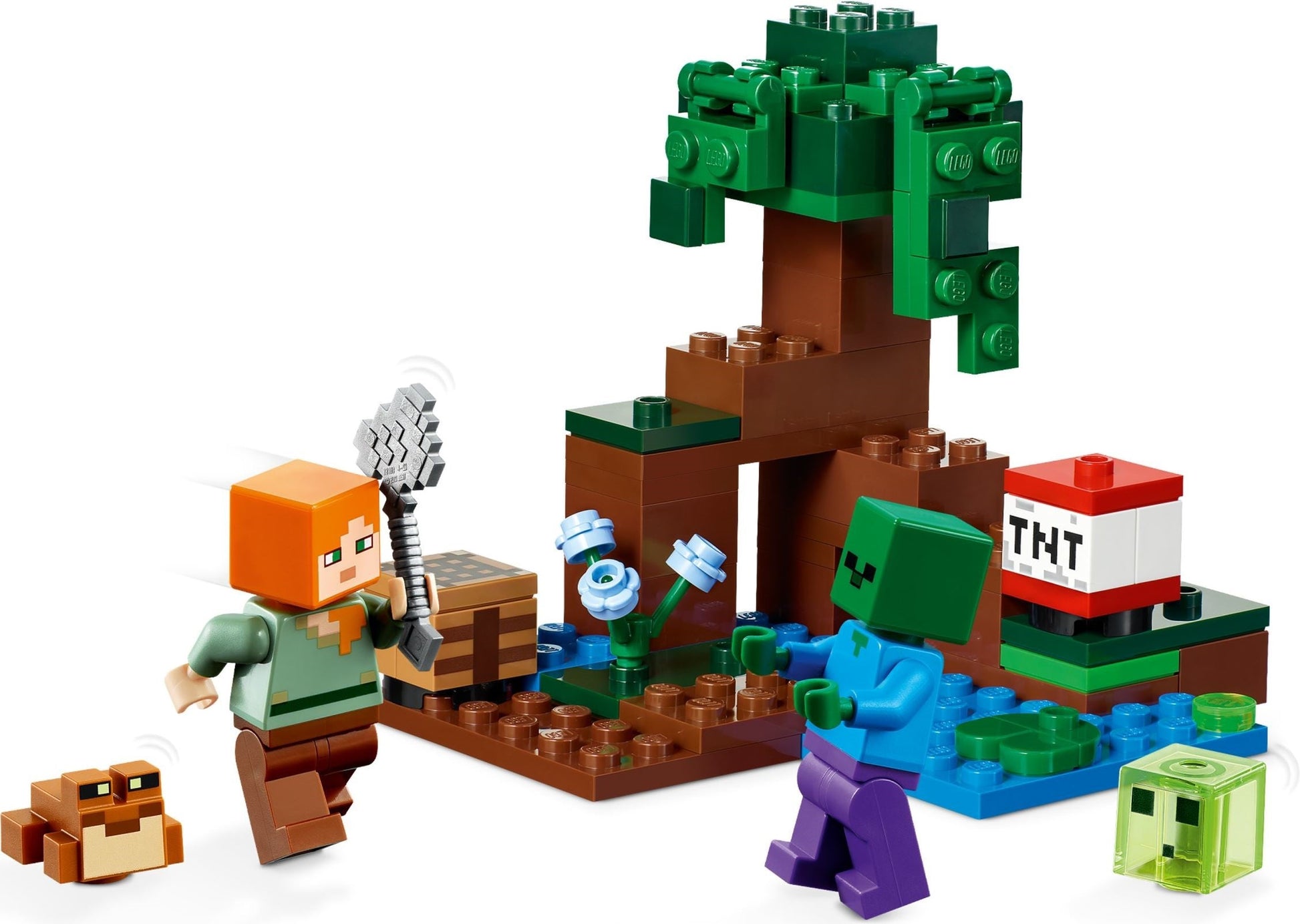 LEGO Minecraft Series 21240 The Swamp Adventure- Auzzi Store