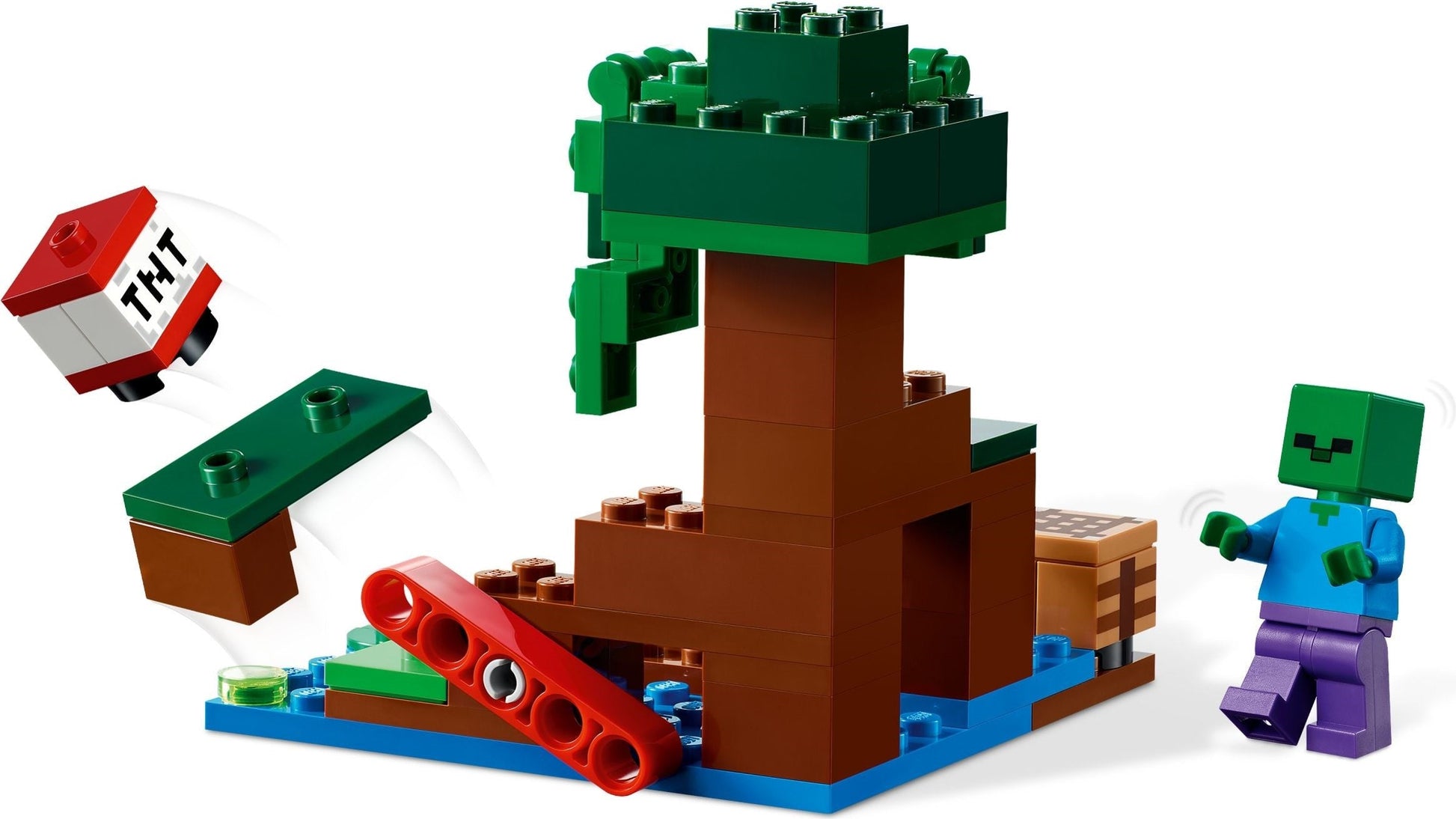 LEGO Minecraft Series 21240 The Swamp Adventure- Auzzi Store