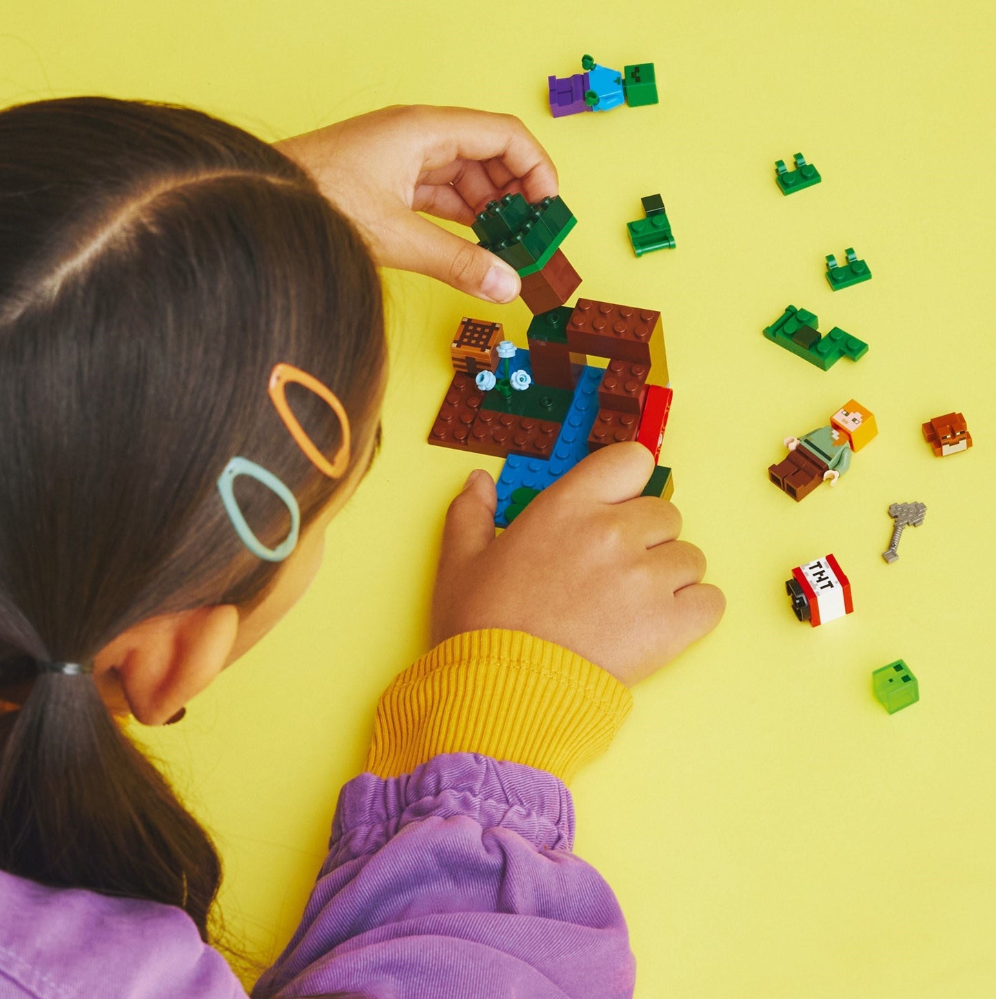 LEGO Minecraft Series 21240 The Swamp Adventure- Auzzi Store