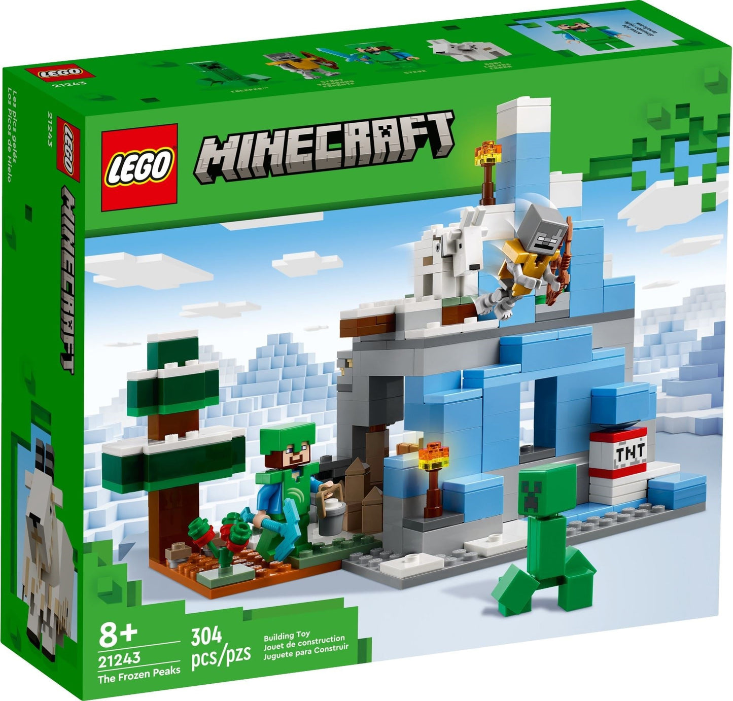 LEGO Minecraft 21243 The Frozen Peaks