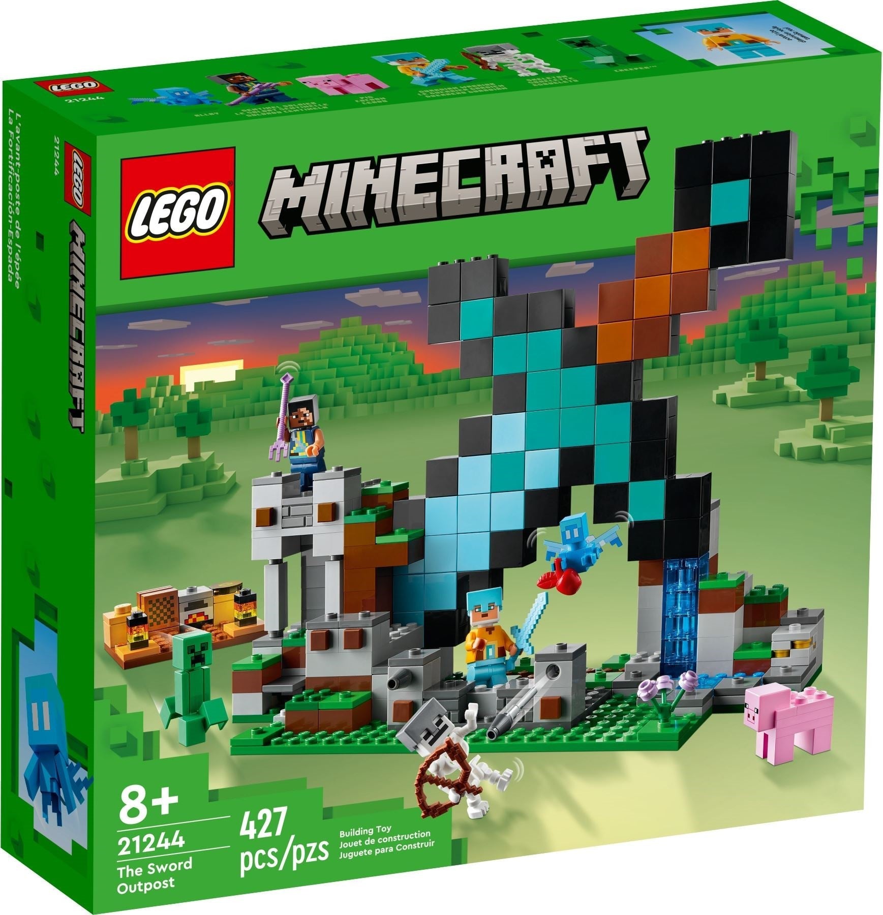 LEGO Minecraft Series 21244 The Sword Outpost- Auzzi Store