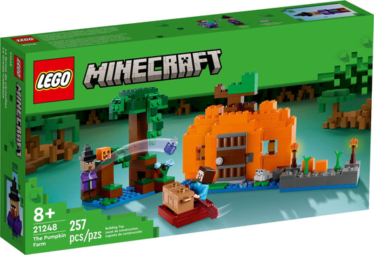LEGO Minecraft Series 21248 The Pumpkin Farm- Auzzi Store