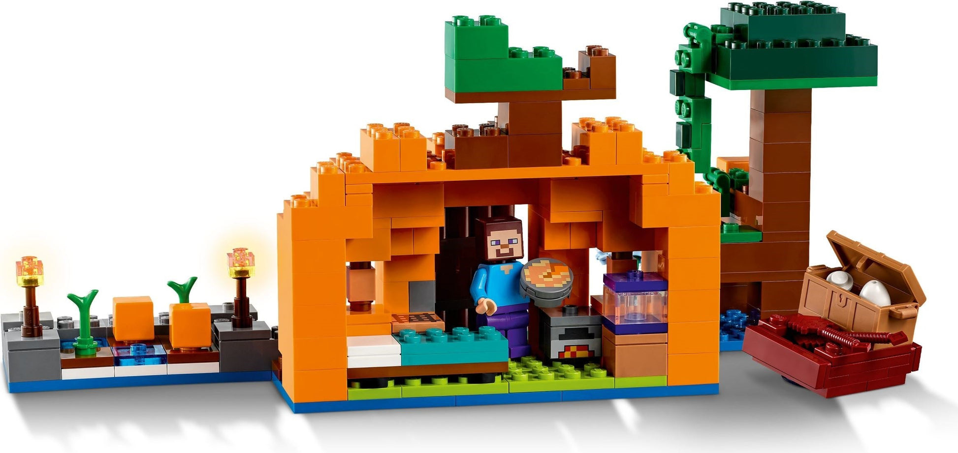 LEGO Minecraft Series 21248 The Pumpkin Farm- Auzzi Store