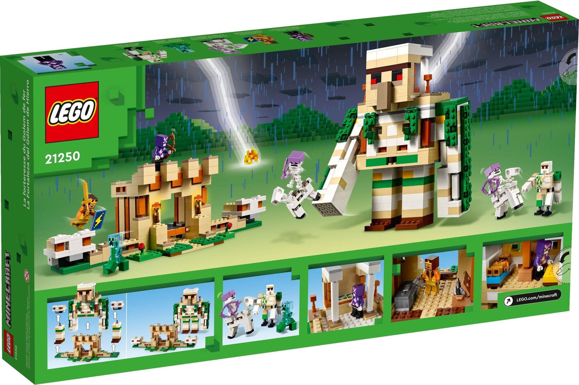 LEGO Minecraft 21250 The Iron Golem Fortress- Auzzi Store