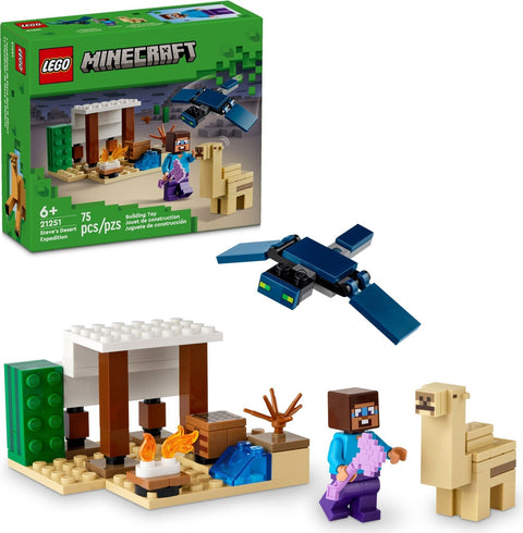 LEGO Minecraft 21251 Steve's Desert Expedition - SuperSaverAU - view 1